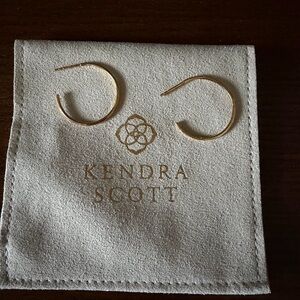 Kendra Scott Gold-Tone Hoop Earrings
